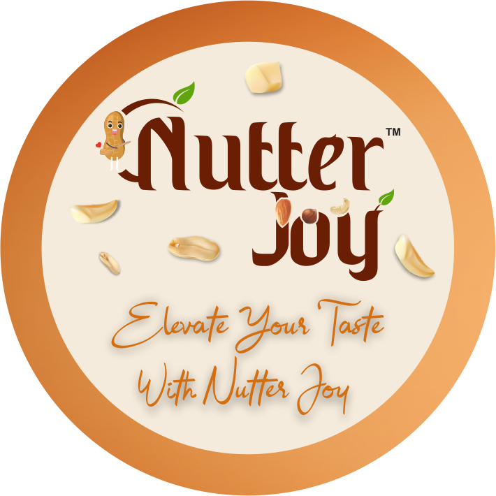 NutterJoy Peanut Butter Round Logo